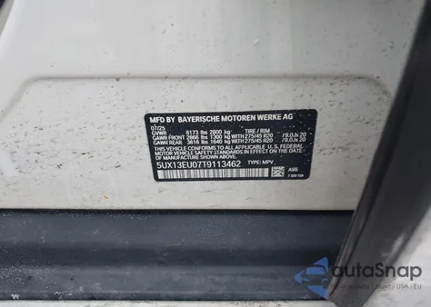 2026 BMW X5 Sdrive40I from USA, damaged, VIN 5UX13EU07T9113462